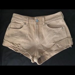 Kendall and Kylie khaki shorts (sz 24)